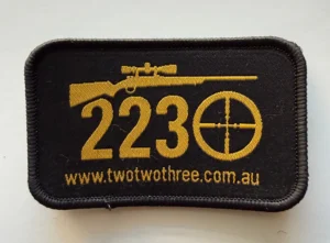 Australian Tactical Embroidery Patch – 223 Fire & Tactical - Logo Branding